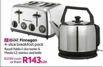 Finnegan 4-slice breakfast pack