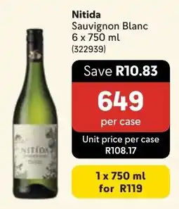 Makro Nitida Sauvignon Blanc offer