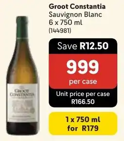 Makro Groot Constantia Sauvignon Blanc offer