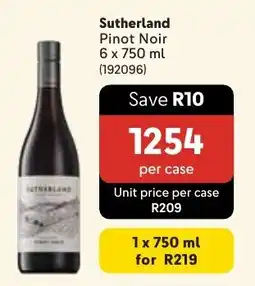 Makro Sutherland Pinot Noir offer