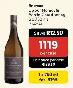 Makro Bosman Upper Hemel & Aarde Chardonnay offer