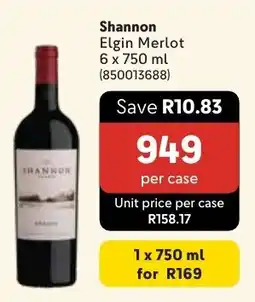 Makro Shannon Elgin Merlot offer