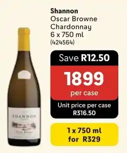Makro Shannon Oscar Browne Chardonnay offer