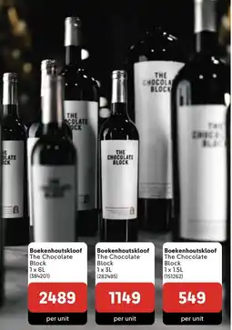 Makro Boekenhoutskloof The Chocolate Block offer