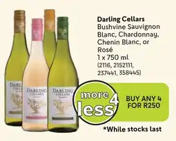 Makro Darling Cellars Bushvine Sauvignon Blanc, Chardonnay, Chenin Blanc, or Rosé offer