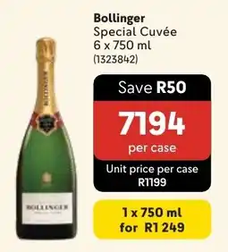 Makro Bollinger Special Cuvée offer