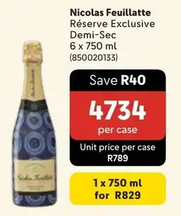 Makro Nicolas Feuillatte Réserve Exclusive Demi-Sec offer