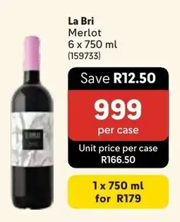 Makro La Bri Merlot offer