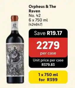 Makro Orpheus & The Raven No. 42 offer