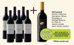 Makro FAT bastard Merlot, Cabernet Sauvignon, Shiraz, Pinotage, or Golden Reserve offer
