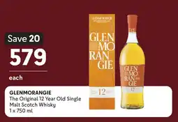 Makro’s liquor GLENMORANGIE The Original 12 Year Old Single Malt Scotch Whisky offer