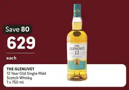 Makro’s liquor THE GLENLIVET 12 Year Old Single Malt Scotch Whisky offer