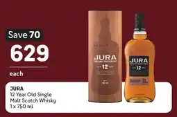 Makro’s liquor JURA 12 Year Old Single Malt Scotch Whisky offer