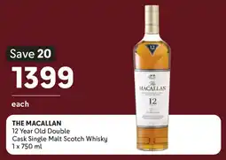 Makro’s liquor THE MACALLAN 12 Year Old Double Cask Single Malt Scotch Whisky offer