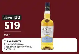 Makro’s liquor THE GLENLIVET Founder's Reserve Single Malt Scotch Whisky offer