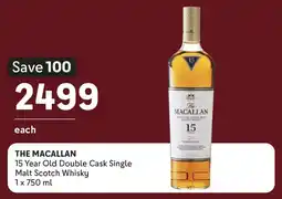 Makro’s liquor THE MACALLAN 15 Year Old Double Cask Single Malt Scotch Whisky offer
