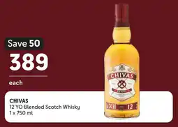 Makro’s liquor CHIVAS 12 YO Blended Scotch Whisky offer
