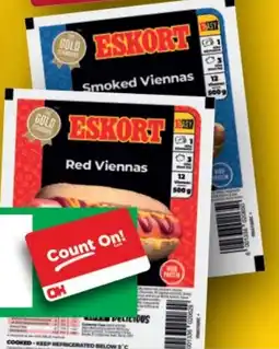 OK Grocer Eskort Red or Smoked Viennas offer