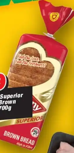 OK Grocer Albany Superior Sliced Brown Bread offer
