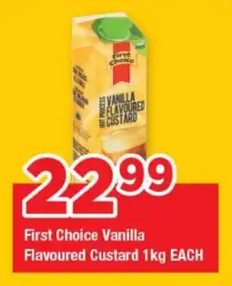 OK Grocer First Choice Vanilla Flavoured Custard offer