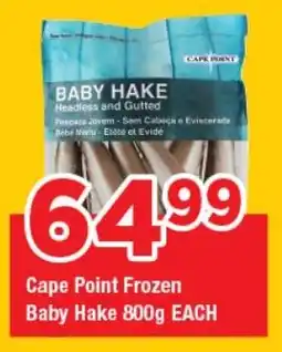 OK Grocer Cape Point Frozen Baby Hake offer