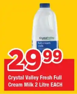 OK Grocer Crystal Valley Fresh Full Cream Milk offer