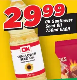 OK Grocer OK Sunflower Seed Oil offer