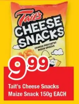OK Grocer Tait's Cheese Snacks Maize Snack offer