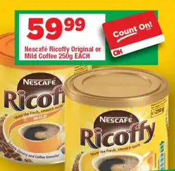 Nescafé Ricoffy Original or Mild Coffee