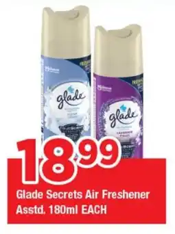 OK Grocer Glade Secrets Air Freshener Asstd. offer