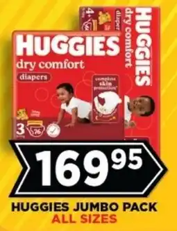 Goal Supermarket Huggies jumbo pack offer