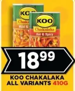 Goal Supermarket Koo chakalaka all variants offer