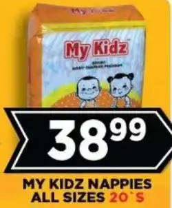 Goal Supermarket My kidz nappies all sizes offer