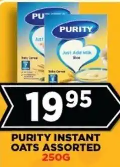 Goal Supermarket Purity instant oats assorted offer
