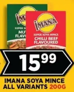 Goal Supermarket Imana soya mince all variants offer