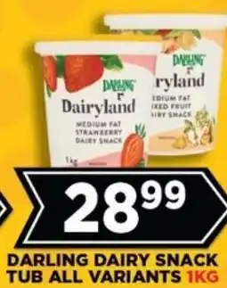 Goal Supermarket Darling dairy snack tub all variants offer