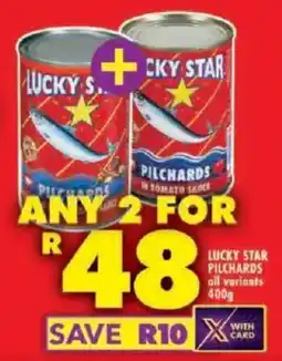 Shoprite Lucky star pilchards all variants offer