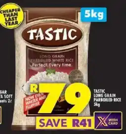 Shoprite Tastic long grain parboiled rice offer