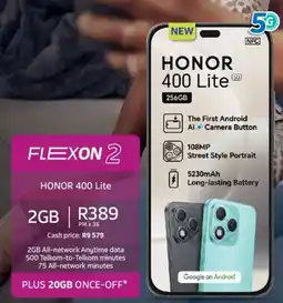 Telkom HONOR 400 Lite offer