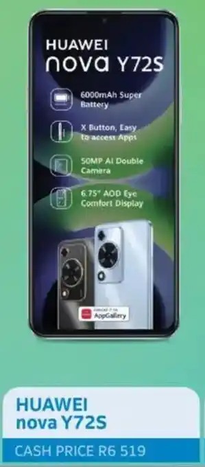 Telkom HUAWEI nova Y72S offer