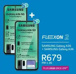 Telkom SAMSUNG Galaxy A36 + SAMSUNG Galaxy A36 offer