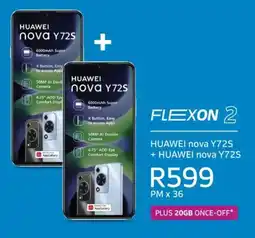 Telkom HUAWEI nova Y72S + HUAWEI nova Y72S offer