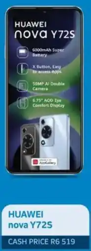 Telkom HUAWEI nova Y72S offer