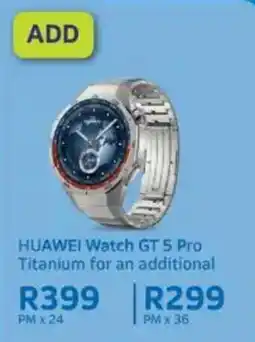 Telkom HUAWEI Watch GT 5 Pro Titanium offer