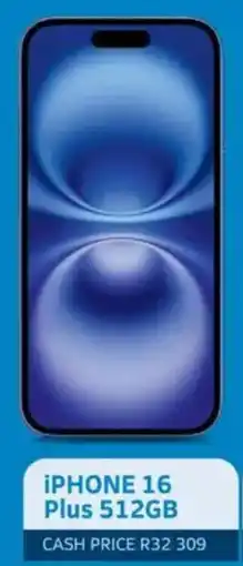 Telkom iPhone 16 Plus 512GB offer