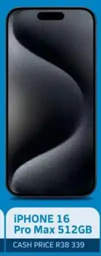 Telkom iPhone 16 Pro Max 512GB offer