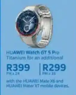 Telkom HUAWEI Watch GT 5 Pro Titanium offer