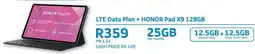 Telkom LTE Data Plan + HONOR Pad X9 128GB offer