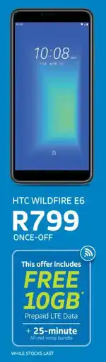 Telkom HTC Wildfire E6 offer