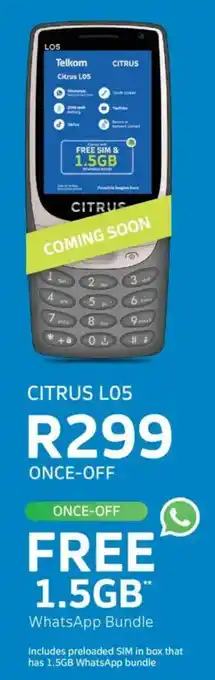 Telkom Citrus L05 offer